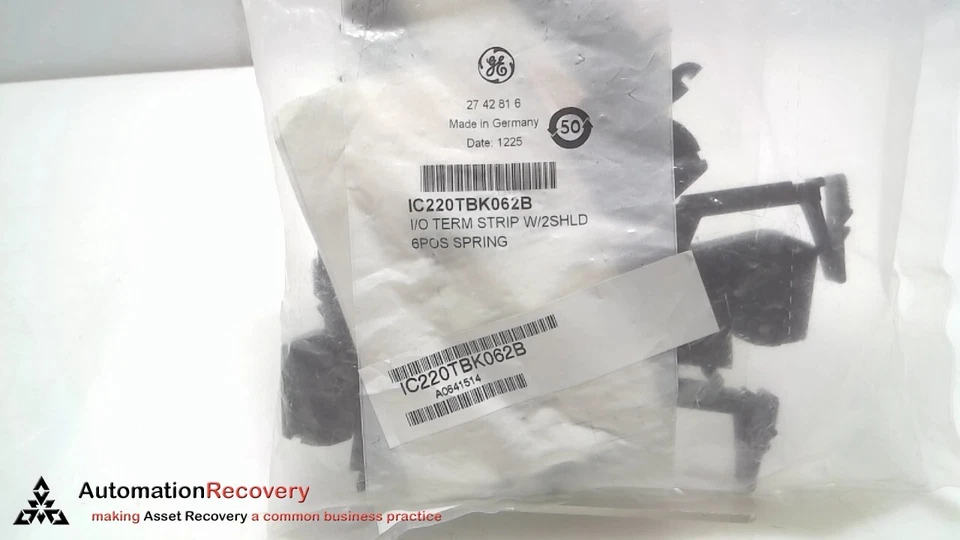 GENERAL ELECTRIC IC220TBK062, I/O TERMINAL STRIP W/ DUAL-SHEILD, SEE DES #299545 - Image 2 of 4