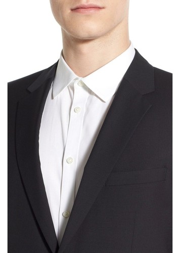 Hugo Boss Mens Aerin Extra Trim Wool 