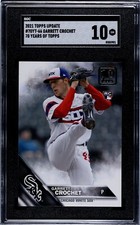 2021 Topps Update 70YT-66 Garrett Crochet 70 Years of Topps SGC 10 GEM MINT RC