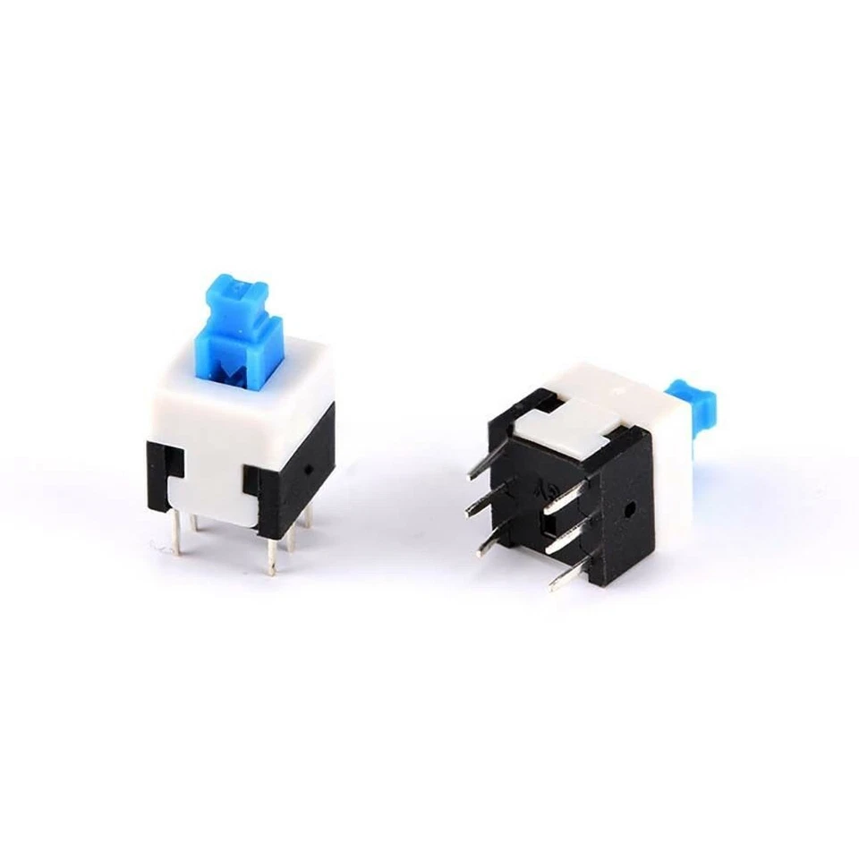 Mini Self-Locking/Non-self-locking Square Push Button Switch 6 Pin 5.8mm-8.5mm - Image 3 of 4