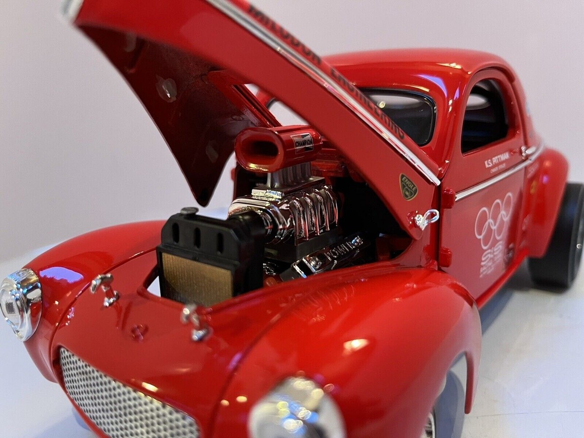 ダイキャスト　1/18 1941 Willys Gasser レア 1941 K.S. PITTMAN '41 WILLYS GASSER 1/18 DIECAST SUPERCAR