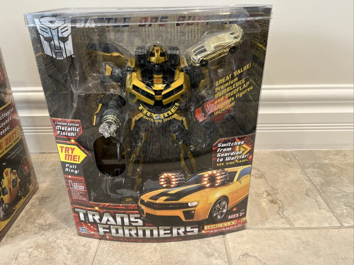 Lot 2 Transformers Battle Ops Bumblebee 2010 Limited Metallic Edition NEW  SEALED