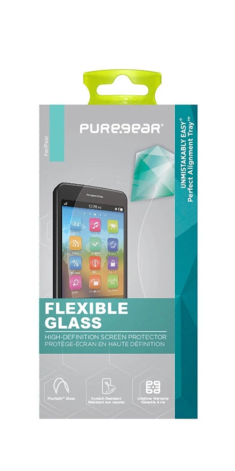 New OEM PureGear Flexible Glass Screen Protector For iPhone 6s Plus / 6 Plus ! - Image 1 of 2