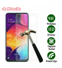 4x Pack HD Tempered Glass Screen Protector For Samsung Galaxy A20 A30 A50 A70