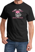 Buy Cool Shirts Breast Cancer T-shirt Bikers Against Breast Cancer Tee