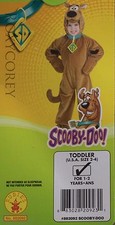 Halloween Toddler Scooby Doo Deluxe Jumpsuit Costume Size 2-4 Age 1-2 NWT