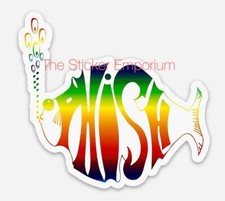 Phish Old School Rainbow Logo Sticker