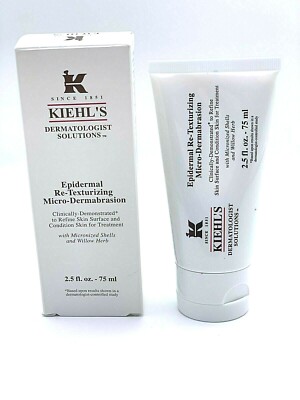 Kiehl's Epidermal Re-Texturizing Micro-Dermabrasion Scrub 2.5 oz New
