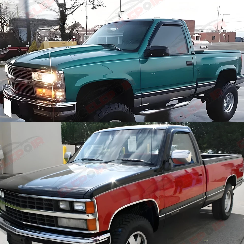 2 piezas para viseras de ventana Yukon 88-98 Chevy GMC C1500 K1500 95-99 Tahoe 92-99 Foto 4 de 4