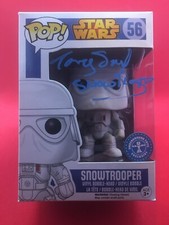 TONY SMART signed Autogramm Funko Pop STAR WARS in Person autograph ACOA