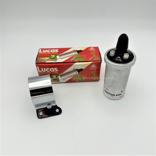 GENUINE LUCAS-TVS MA6 6V IGNITION COIL WITH CLAMP - UK SUPPLIED - 第 1/4 張圖片