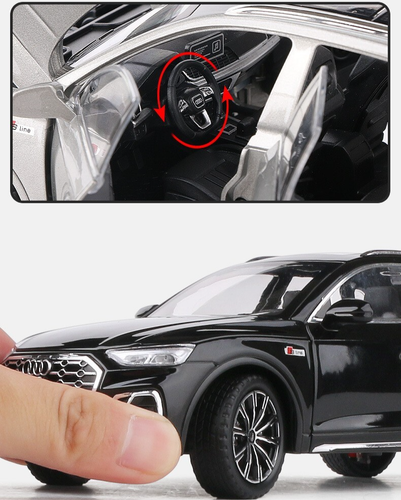 1:24 AUDI Q5 SUV Diecast Car Model Alloy Metal Model Toy Sound&Light Gift NEW - Picture 11 of 11