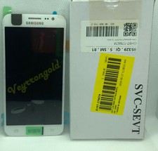 GENUINE WHITE SAMSUNG SM-J500F SM-J500FN GALAXY J5 SCREEN AMOLED HD LCD DISPLAY