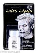 MEHRON LIQUID LATEX w/ BRUSH 1oz. 30ml 