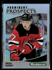 2019-20 Parkhurst Prominent Prospects Nikita Gusev New Jersey Devils #PP-23