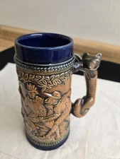 Vtg. original Gerzit Gerz West Germany stein, fox handle.