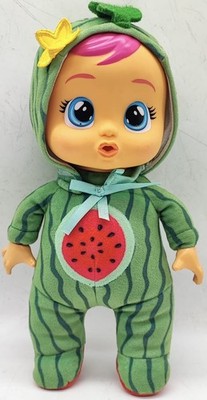 IMC Tiny Cuddles Watermelon Cry Babies Doll Soft Body Baby Toddler Toy Tears