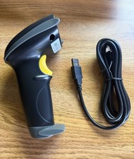 USB Laser Barcode Scanner Wired Handheld Bar Code Scanner Reader Black