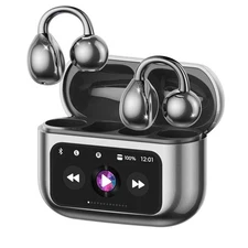 Clip On Earbuds Touch Screen,Wireless Open Ear Headphones with Bluetooth 6.0，...