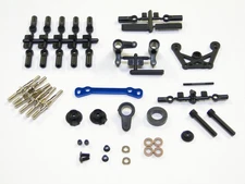 NEW ASSOCIATED REFLEX 14B Servo Saver/Bellcrank & Turnbuckles Set BLACK AR9K