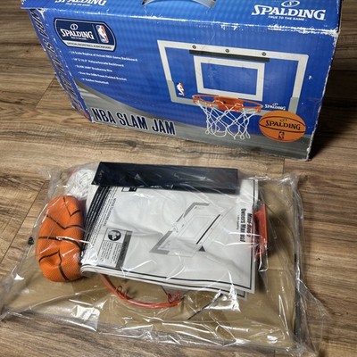 Spalding NBA Slam Jam Over The Door Mini Basketball Hoop New Sealed 
