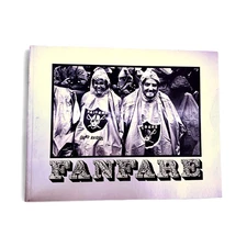 1978 Vintage Softbound FANFARE David Brown Oakland Raiders Nation Football Book