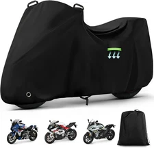 Motorcycle Cover Waterproof for BMW R1250 RS/R1300 RS/S1000 RR/F900 XR, Heavy Du