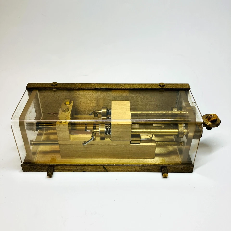 Hi-Mound HSK-910 Morse Code Telegraph Key Manual CW Ham Radio Japan Used - Image 3 of 4