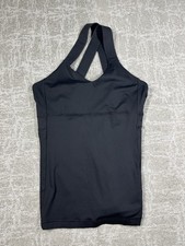 Lululemon Black Cross Back Active Tank Women Size 12