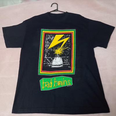 Green Gradient Bad Brains T-Shirt Black Unisex ALl size shirt S021