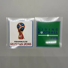 2018 FIFA World Cup Soccer Football White Patch Set Badge Player Issue Size