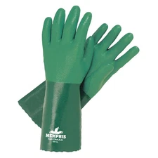 MCR SAFETY 6914XL Chemical Gloves,XL,14"L,Sandy,PR 48GJ73