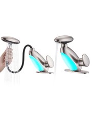 Pull Out Bathroom Faucet, 4 Modes Single Handle Waterfall Bathroom Sink Fauce...