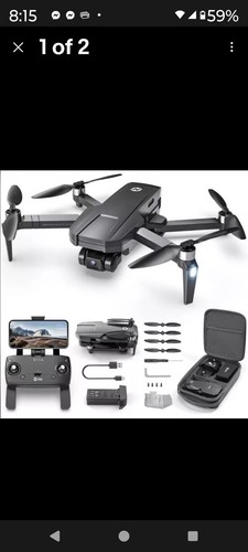 Holy Stone HS720R 3 Axis Gimbal GPS Drones with Camera for Adults 4K EIS; FPV RC