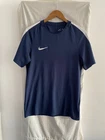 NIKE DRI-FIT Navy Short Sleeve Activewear T Shirt Size M