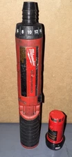 "Milwaukee M4 1/4" Hex Screwdriver - Red (2101-20) With Battery