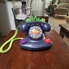 Nickelodeon Talk Blaster N2500 Corded Phone, Purple/Green, Speakerphone 1997