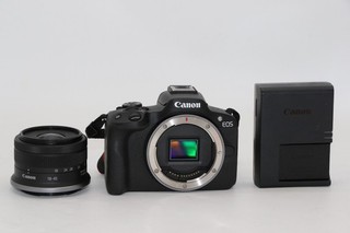 Canon EOS R50 Mirrorless 24.2MP Camera 18 45mm Lens Black