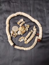 Vintage Seashell Button Lot Over 300 Various Size Buttons