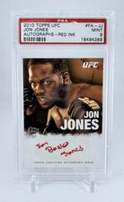 2010 Jon Bones Jones 13/15 Red Ink Autograph POP 1 (none higher) !!!