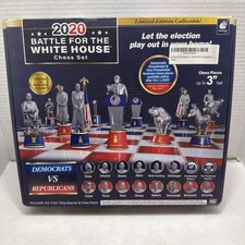 BulbHead 2020 Battle For The White House Chess Set
