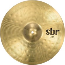 16-Inch SBR Crash Cymbal - Bright Brass Sound with Stunning Finish