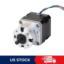 Nema 17 Geared Stepper Motor Bipolar w/Ratio 5.18:1 Planetary Gearbox L=33mm CNC