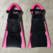 Yucca Superflex Squinty Black  Pink  Small Bodyboarding Bodysurfing Swim Fins