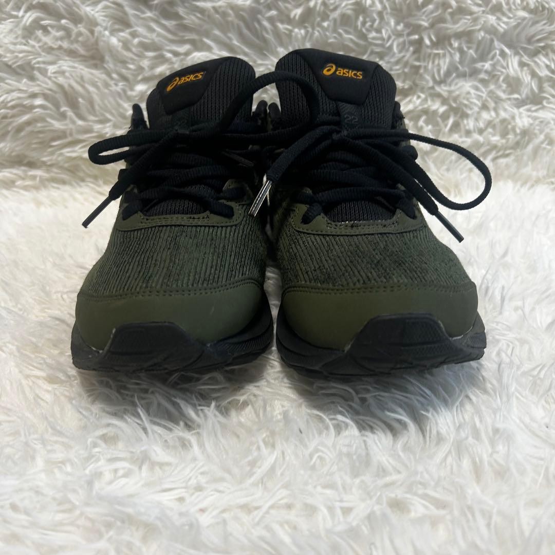 Asics Men's Running Shoes GORE-TEX Olive Green 25cm Excellent Condition thumbnail 7