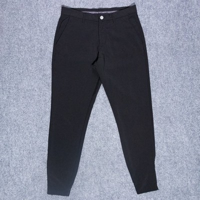 Primo Golf Jogger Pants Men's 32x29 Regular Black Performance Stretch Ankle Zip