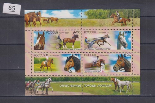 MV RUSSIA 2007 - MNH - HORSE - ANIMALS - SPORTS
