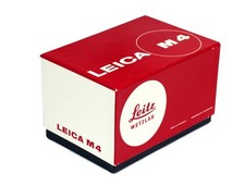 LEICA M4 CAMERA EMPTY BOX by Leitz - VERY NICE NO SERIAL NUMBER
