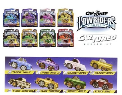 Car Tuned Lowriders SHOW GLOW Series 3 Set of 8 Styles 2026 1/64 OPENED BOX