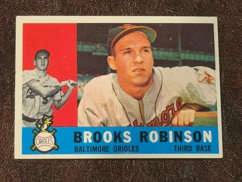 1960 Topps #28 Brooks Robinson EXMT/EXMT+ Baltimore Orioles HOF
